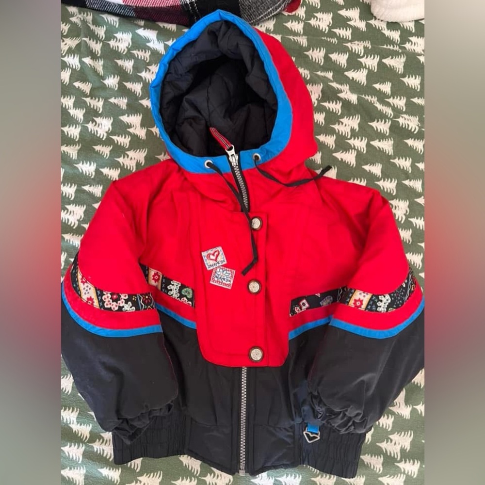 Vintage obermeyer kids ski coat